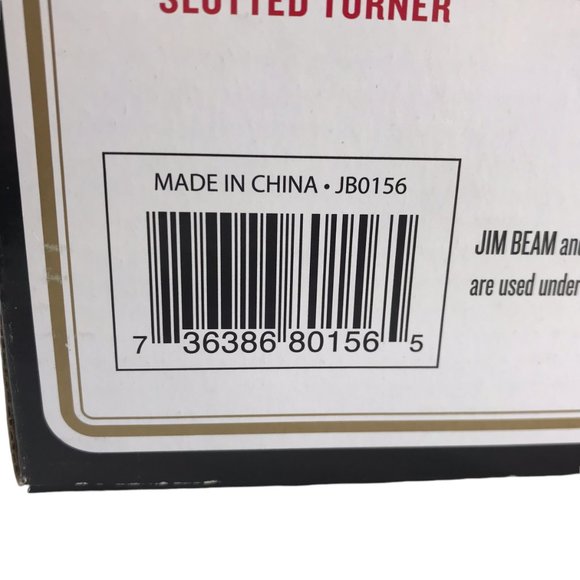 New NWT in Box JIM BEAM 5 Piece Stainless Steel Barbecue BBQ Tool Set.  Spatula - Picture 6 of 13